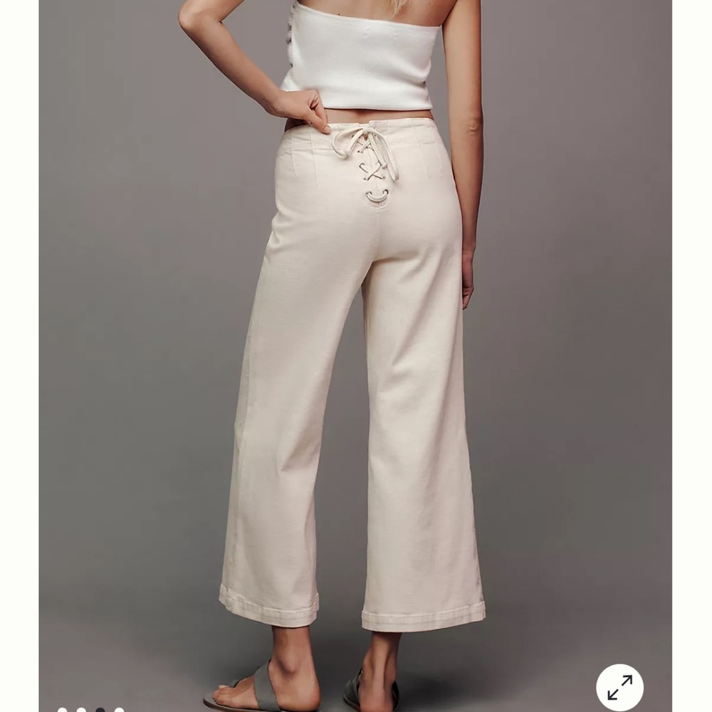 The Kit High-Rise Crop Wide-Leg Pants by Pilcro: Clean Edition size 29